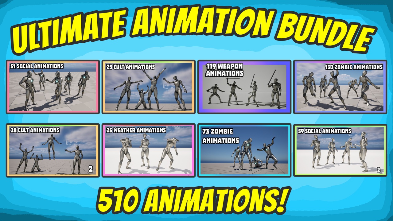 Media 1 for listing Ultimate Animations Bundle