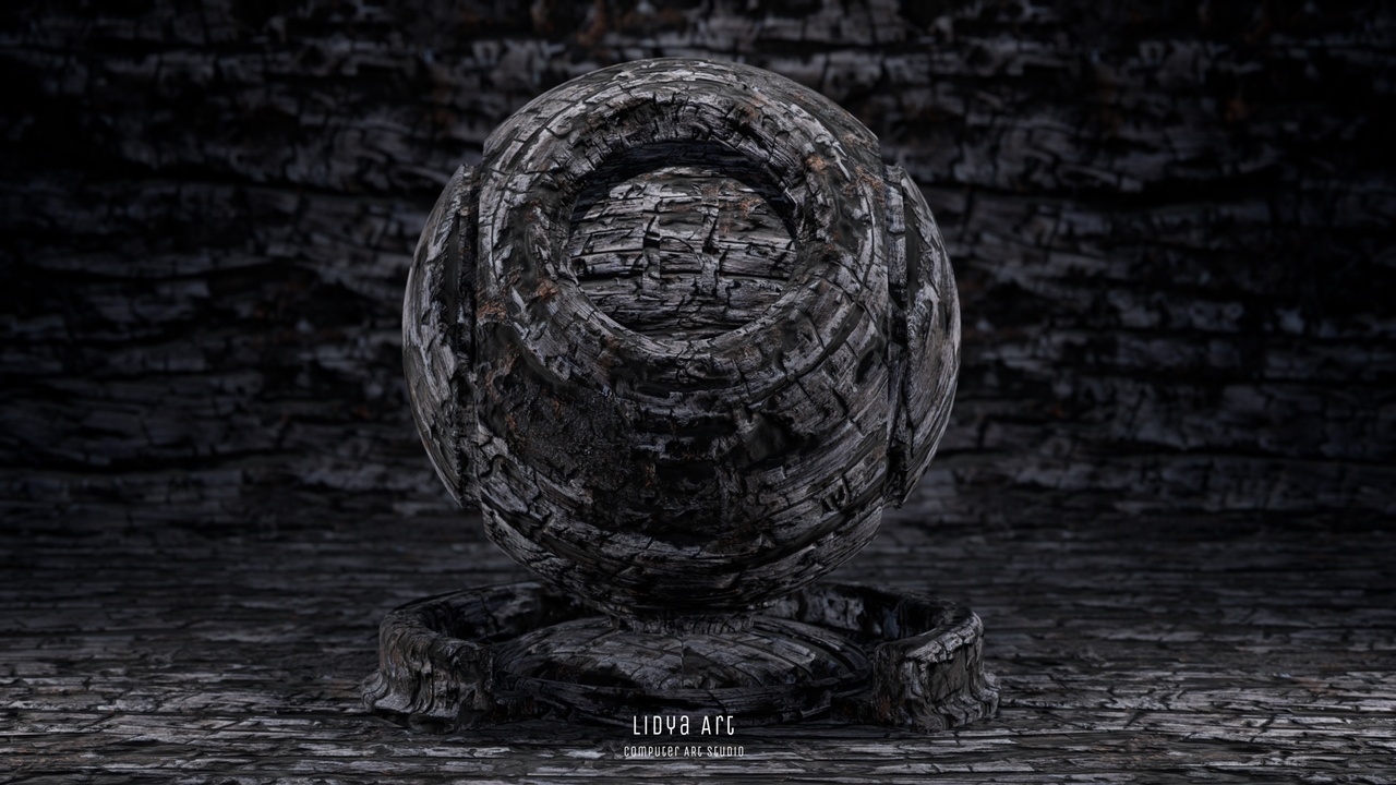Media 1 for listing Burnt Wood Material Pack
