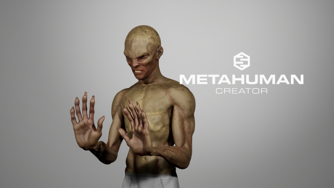 Media 1 for listing Alien Hybrid MetaHuman – Cinematic & Game Ready