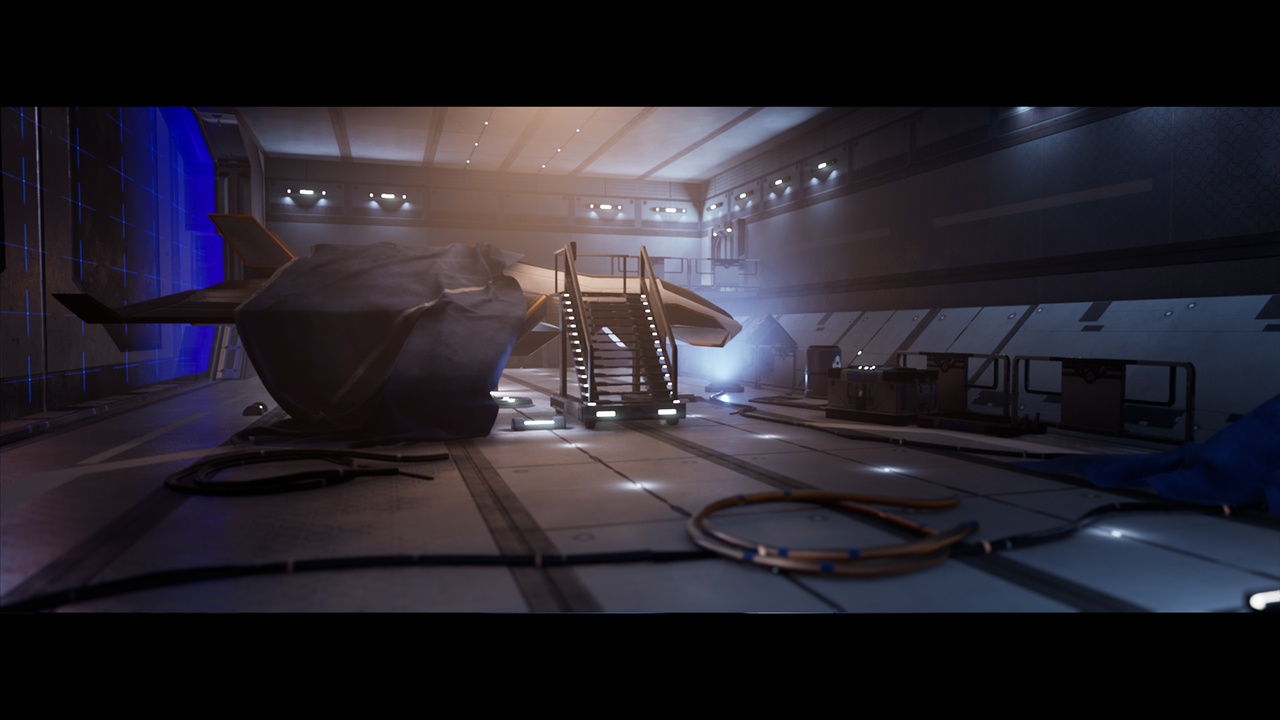 Media 1 for listing Modular Sci-Fi Environment Kit-bash (Spaceship hangars)