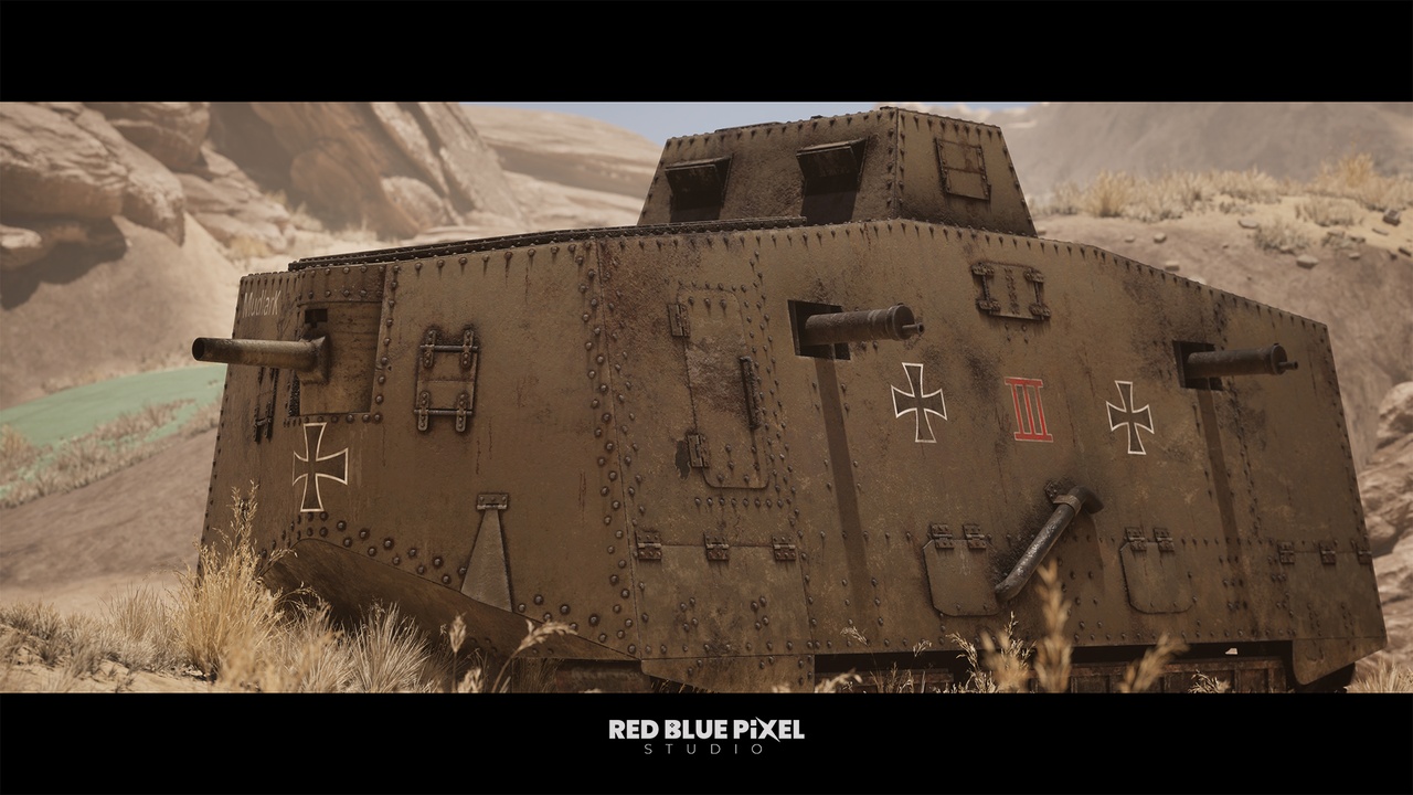 Media 1 for listing WW1 A7V Sturmpanzerwagen Vehicle/Tank