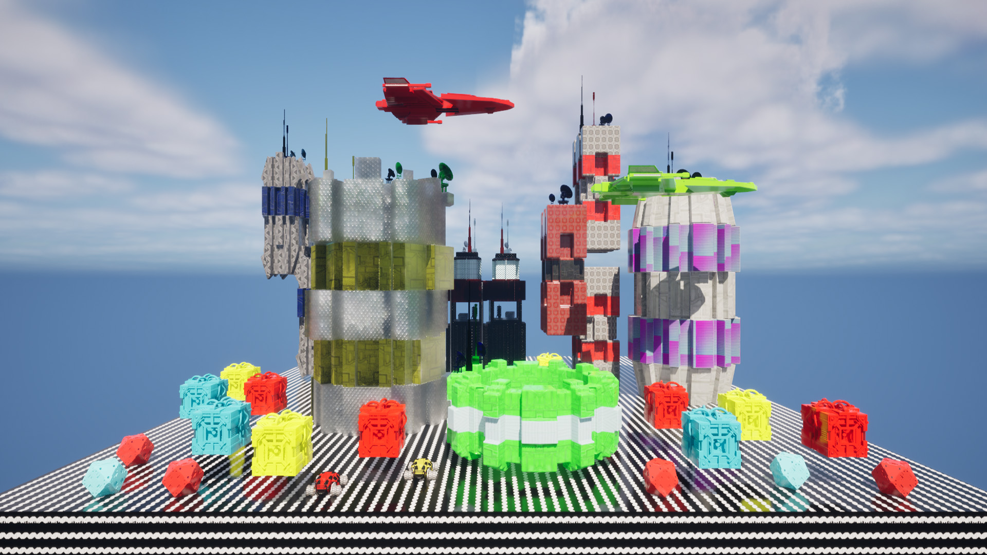 Sci-Fi City Customizable Environment Pack | Fab