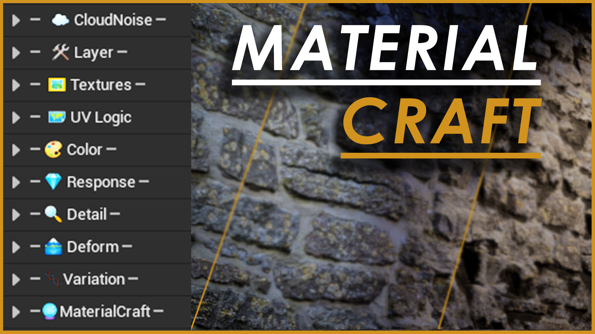 MaterialCraft - Modular Master Material | Fab
