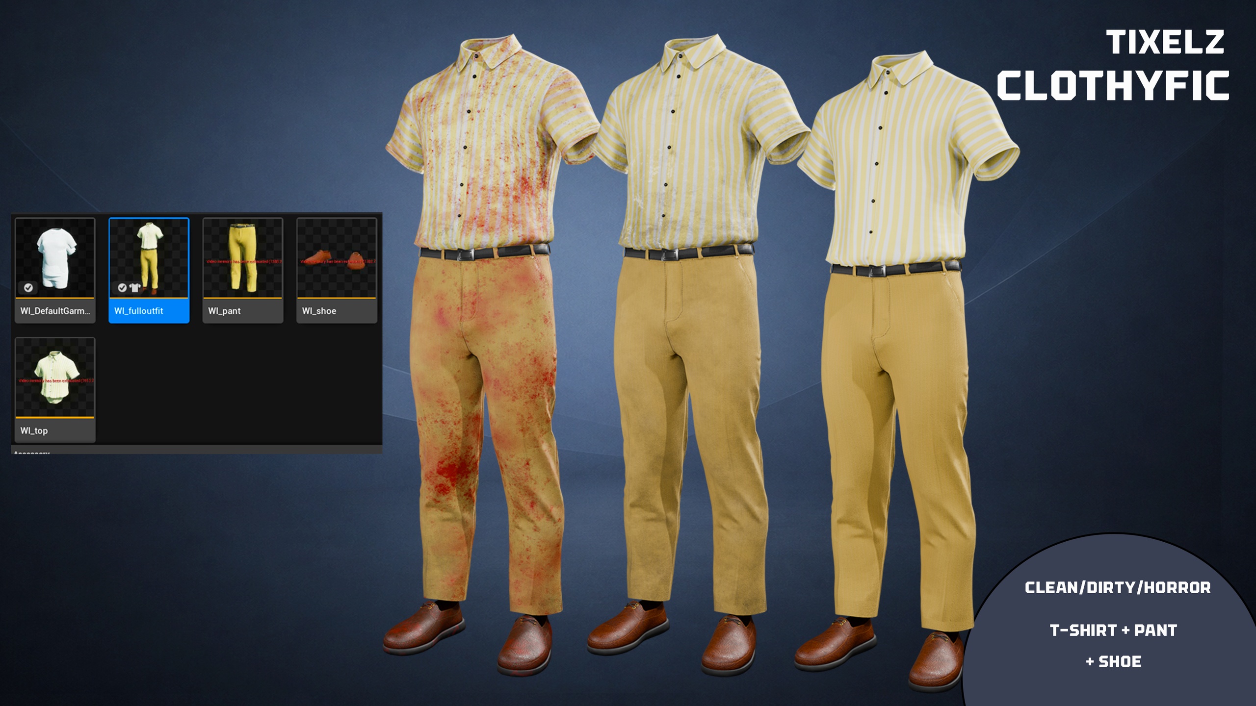 Media 1 for listing t-shirt (tucked) +pant+shoe- clothyfic casual outfit 1