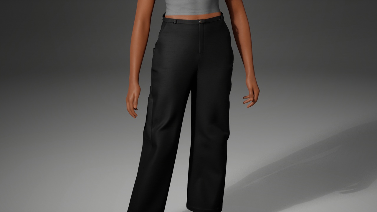 Media 1 for listing The Clarkston Carpenter Pants for MetaHumans - Parametric Outfit