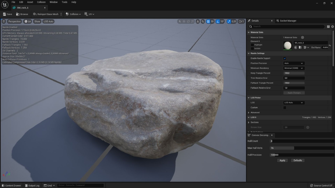 商品 Rocks | Photoscanned for Nanite 的媒体 1