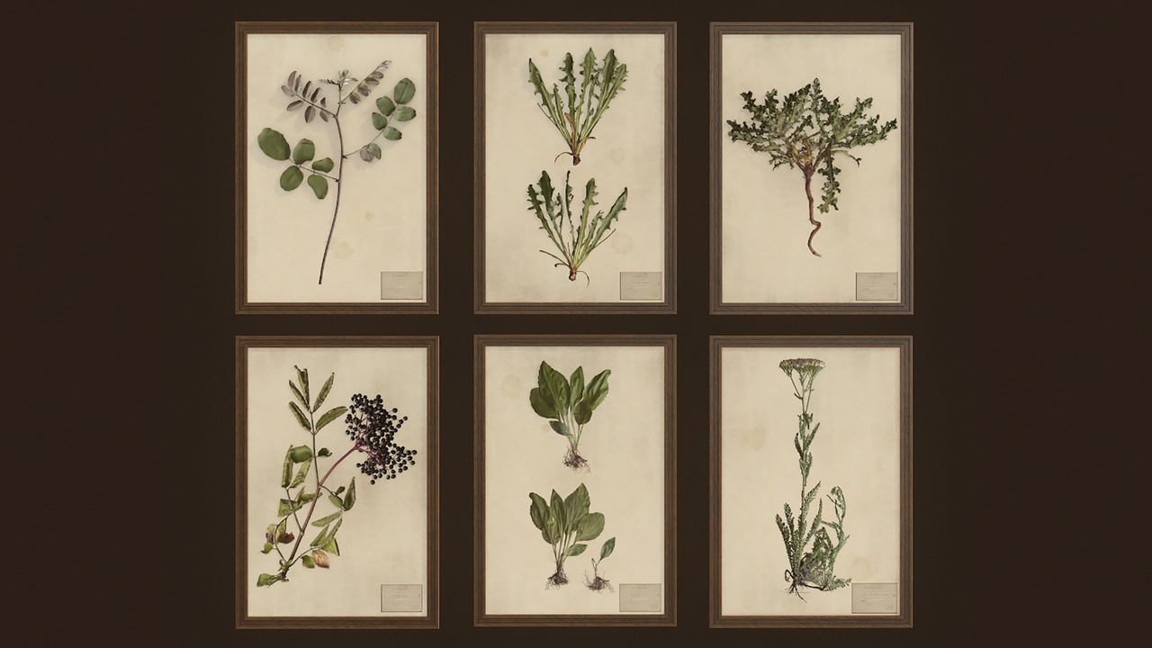 Herbarium pictures 제품 등록을 위한 미디어 1개