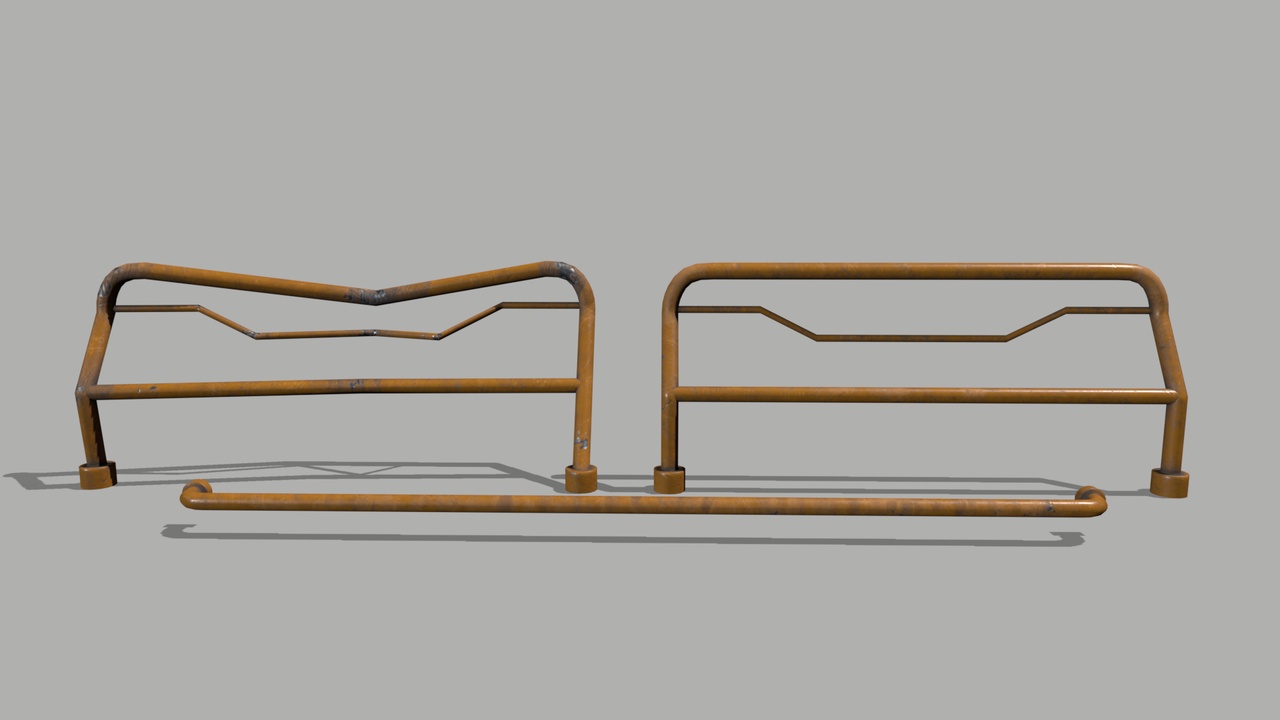 Media 1 for listing Cyberpunk Railings