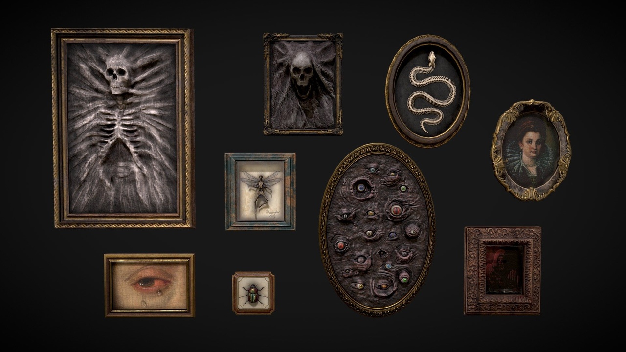 Media 1 for listing Paintings Wall Decorations - low poly pack