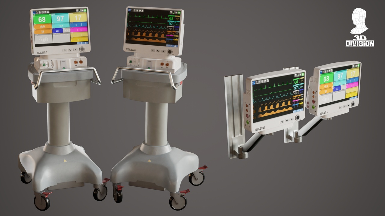 Media 1 for listing Patient/Vital Signs Monitor - PBR Game Ready