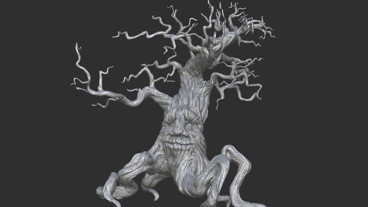 Media 1 for listing Dark Forest High Poly Sculp 12 Meshes