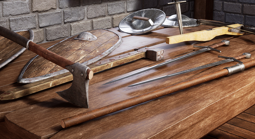 Realistic Medieval Weapons Pack | Fab