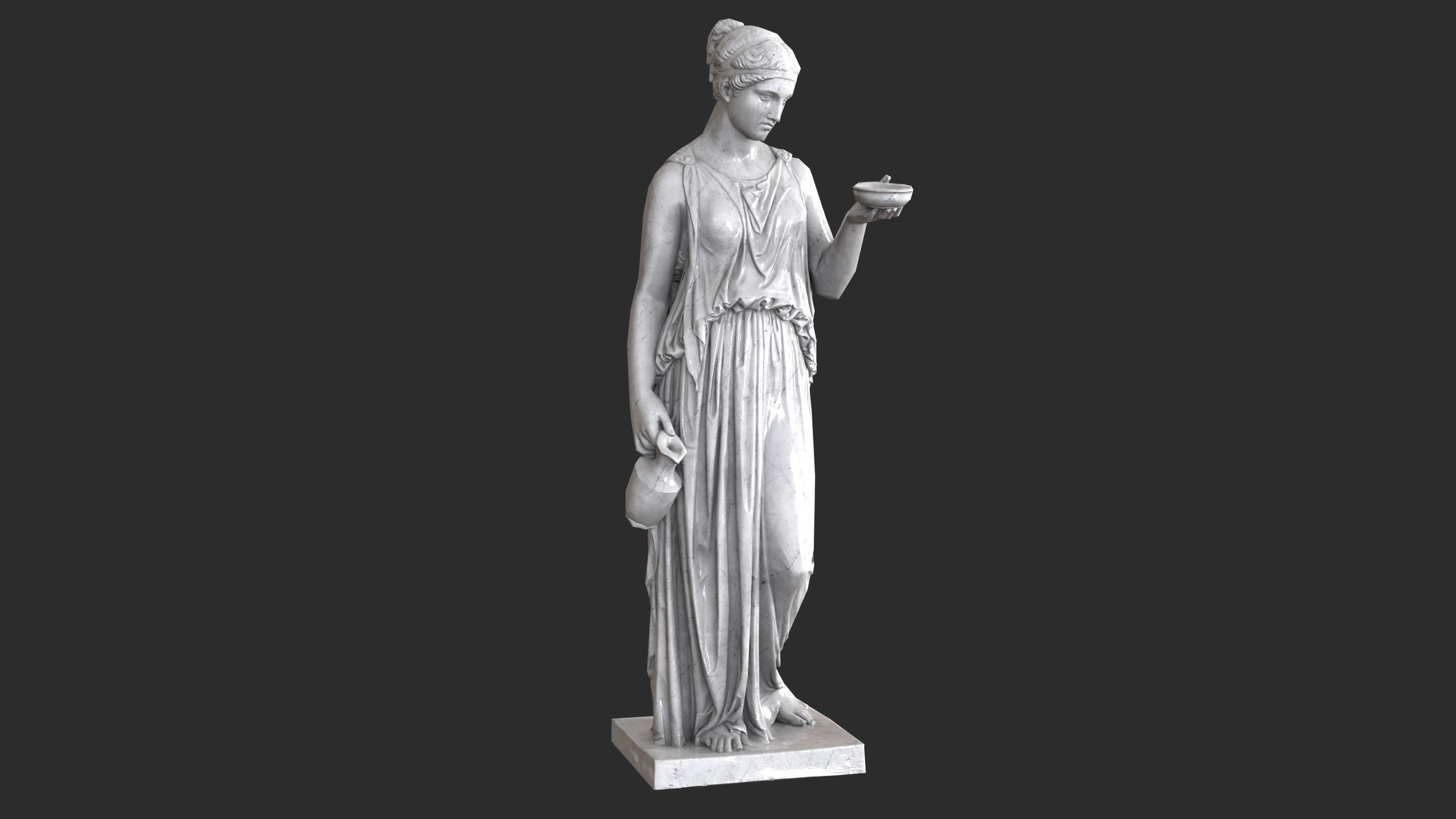 Media 1 for listing Hebe Statue - Marble