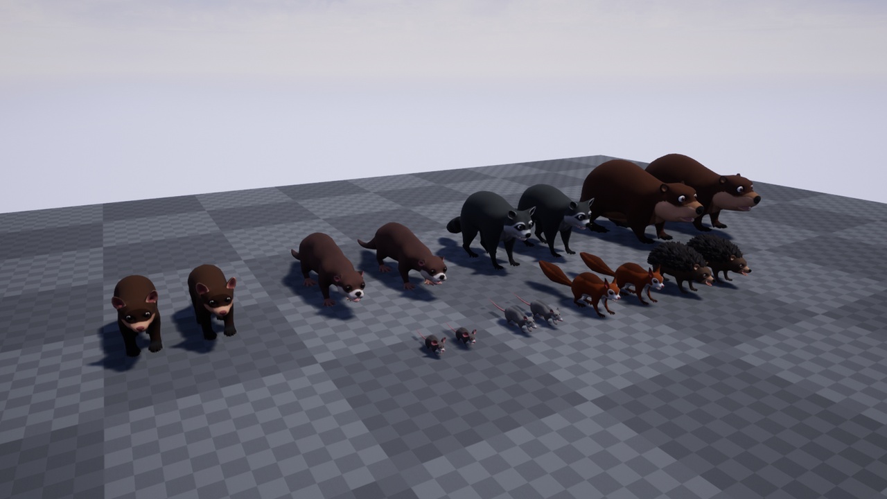 Media 1 for listing Small Cartoon Animals pack