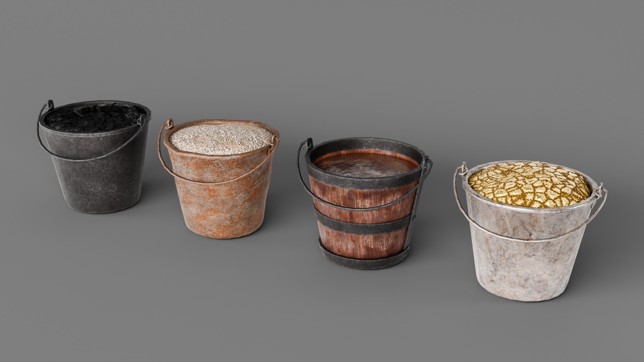 Media 1 for listing Stylized Resource Buckets Pack