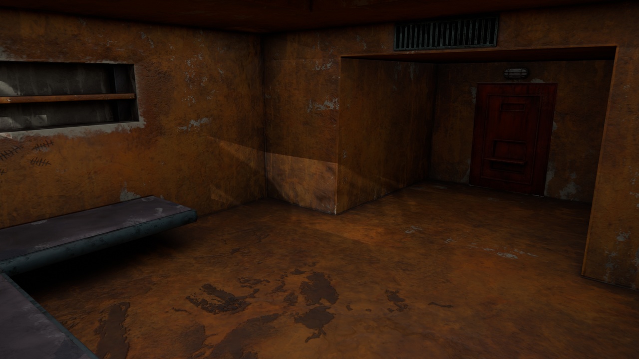 Media 1 for listing Akira-Inspired Neo-Tokyo Prison Cell – Stylized 3D Interior Environment