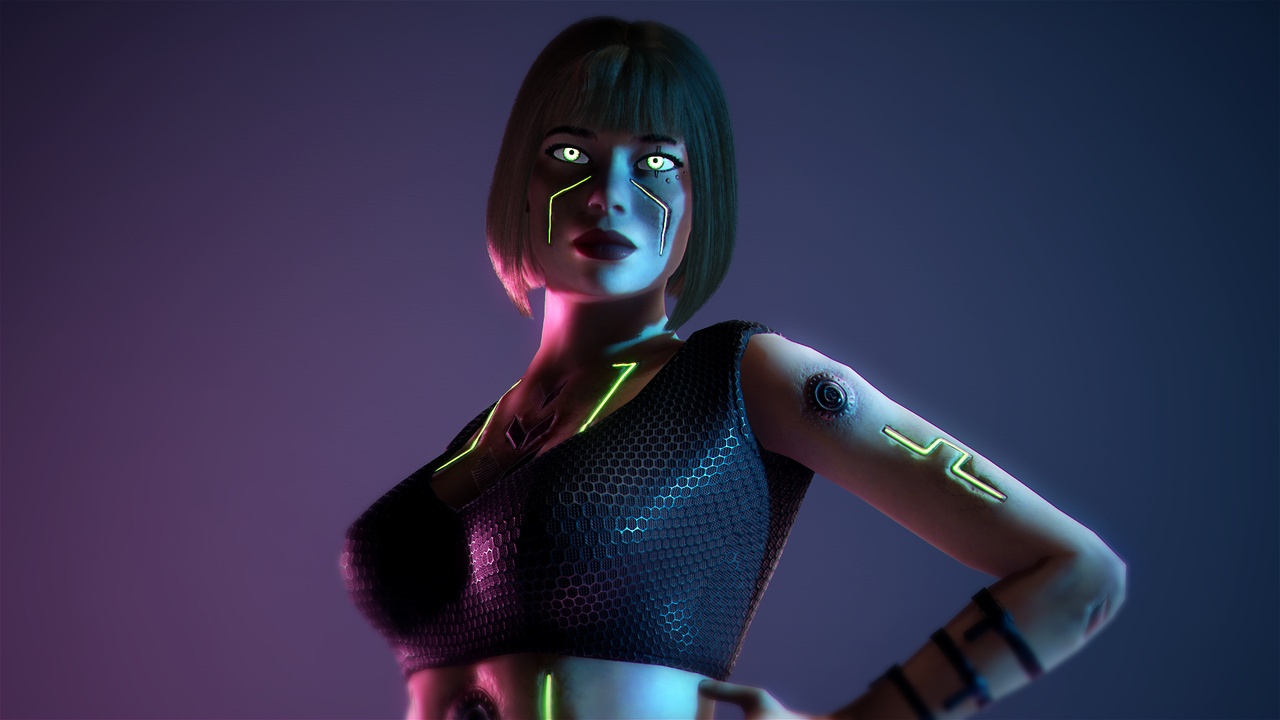 商品 Azura Cyber Girl Constructor 的媒体 1