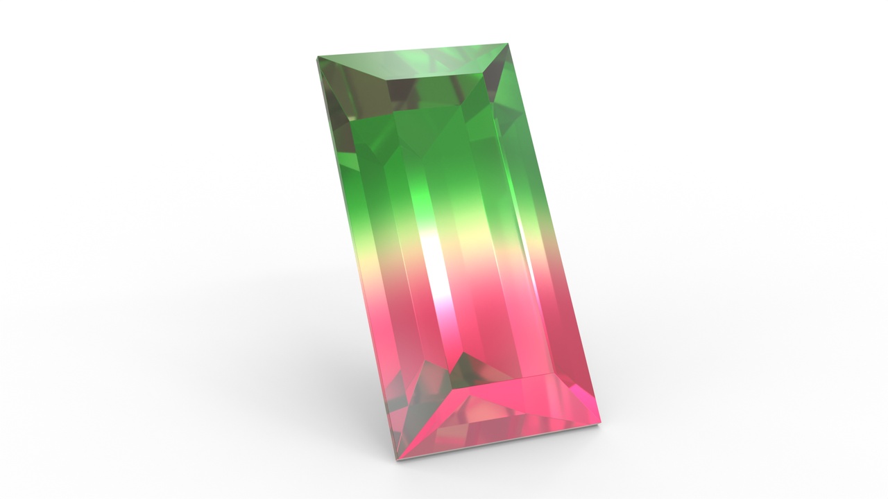 Multimedia 1 para anuncio Tourmaline Gem - Baguette Cut