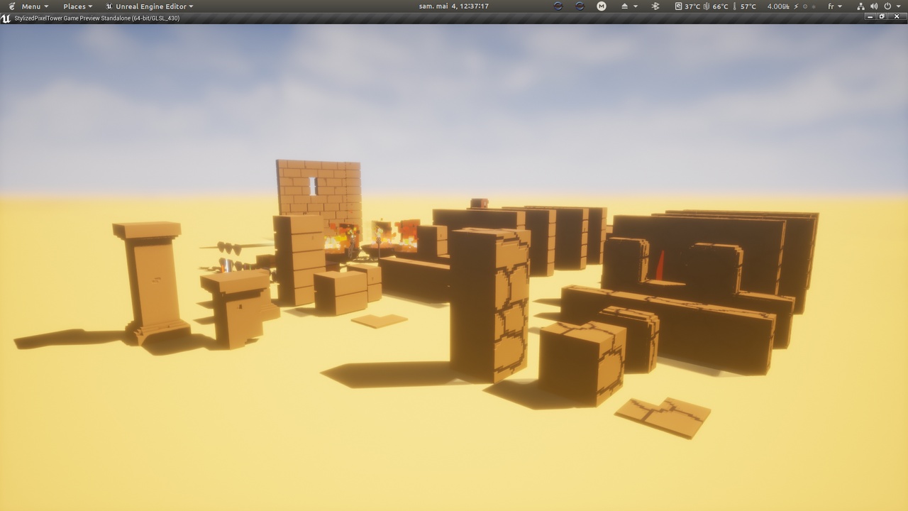 Media 1 for listing Toon Shaded Stylized Tower + Blueprints