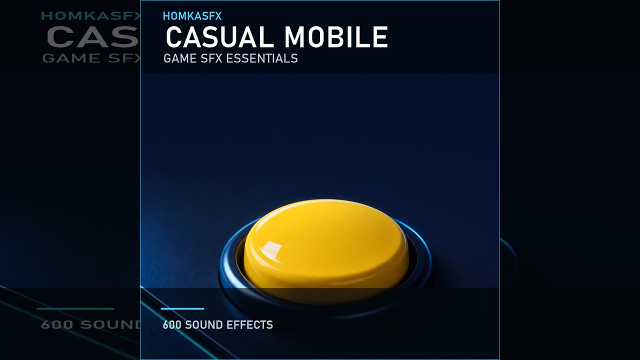 Media 1 for listing Casual Mobile Game SFX Essentials | 600 SFX