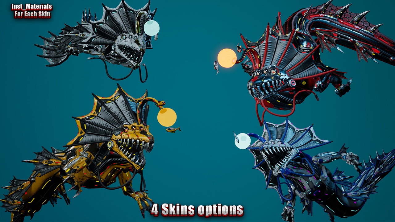 Media 1 for listing Sci-Fi Angler fish