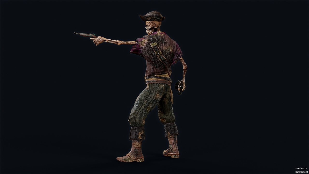 Media 1 for listing PIRATE SKELETON 11 B