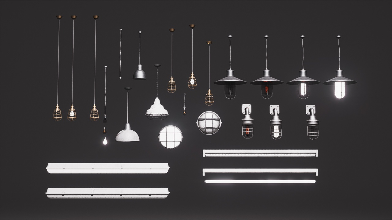 出品Industrial Lamps Pack - Lightingのメディア1