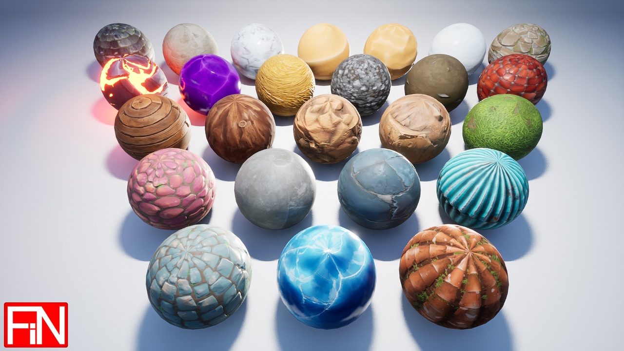 Media 1 for listing Stylised Materials Pack