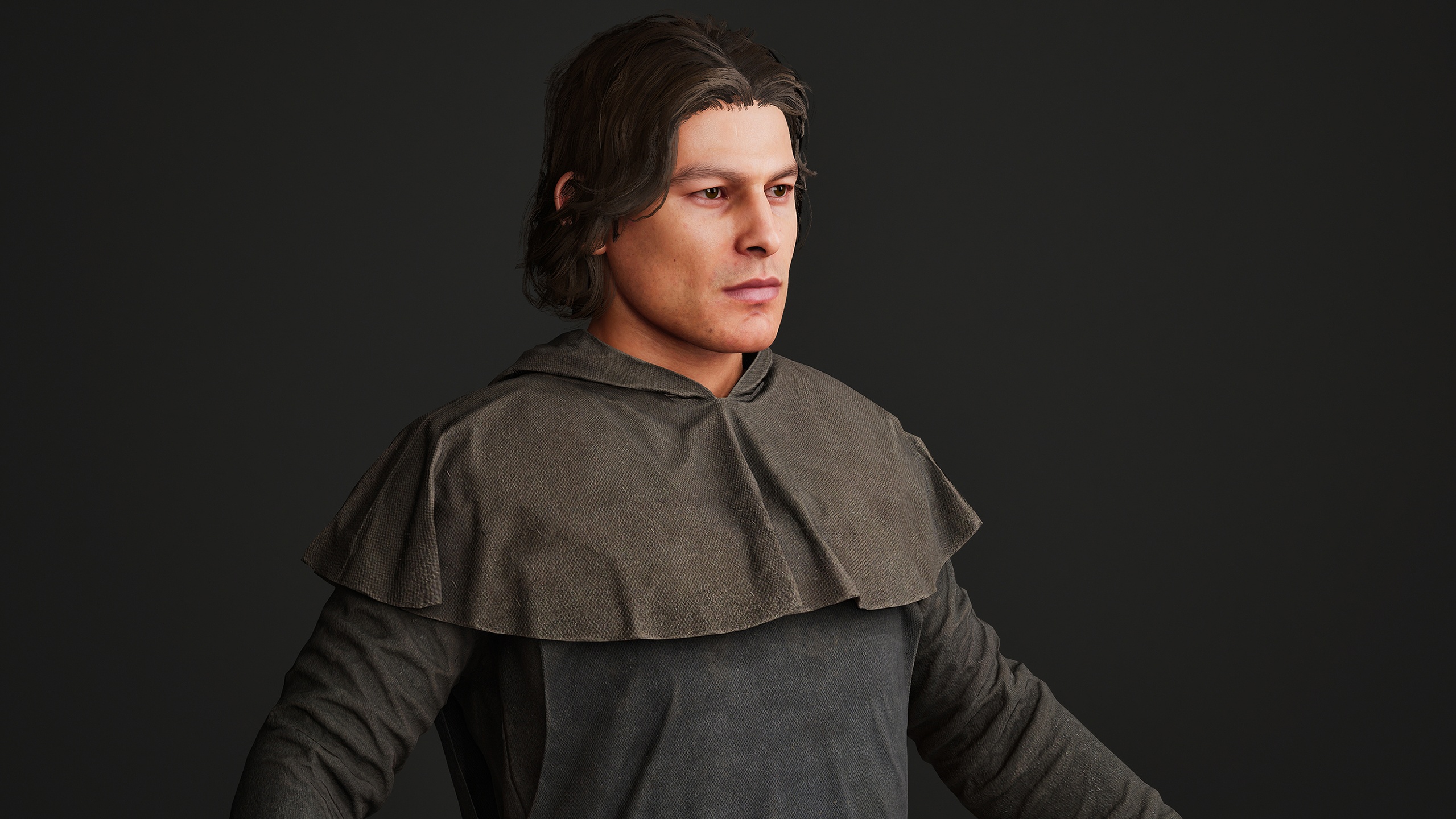 Media 1 for listing Medieval Male 2 Peasant Villager Parametric Character