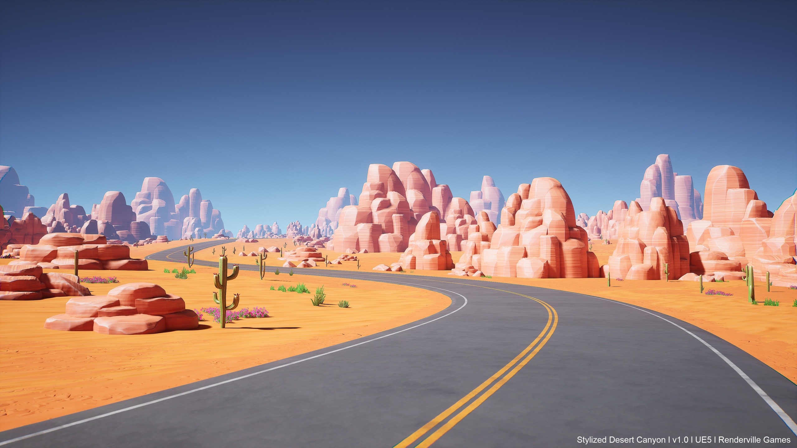 Media 1 for listing Stylized Desert Canyon