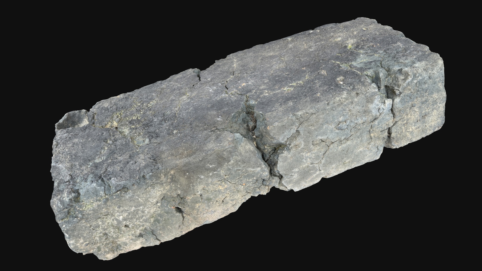 Media 1 for listing Realistic Damaged grey brick 3d scan highpoly