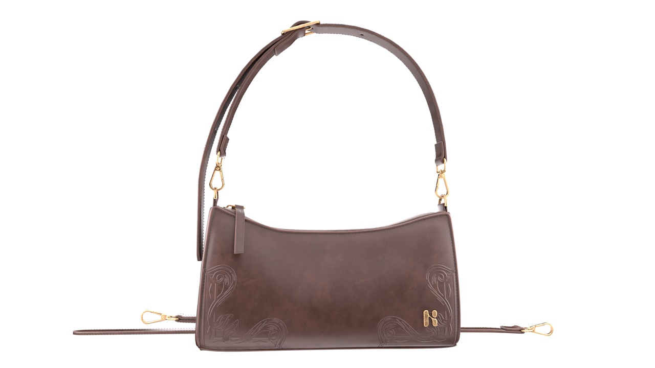 Media 1 for listing leather handbag lowpoly