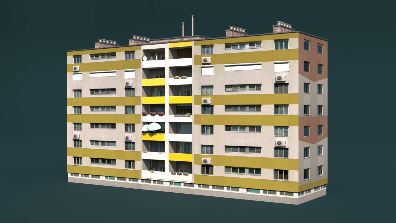 Media 1 for listing MonoBlock AC Apartment Block – With & Without Air-Conditioners
