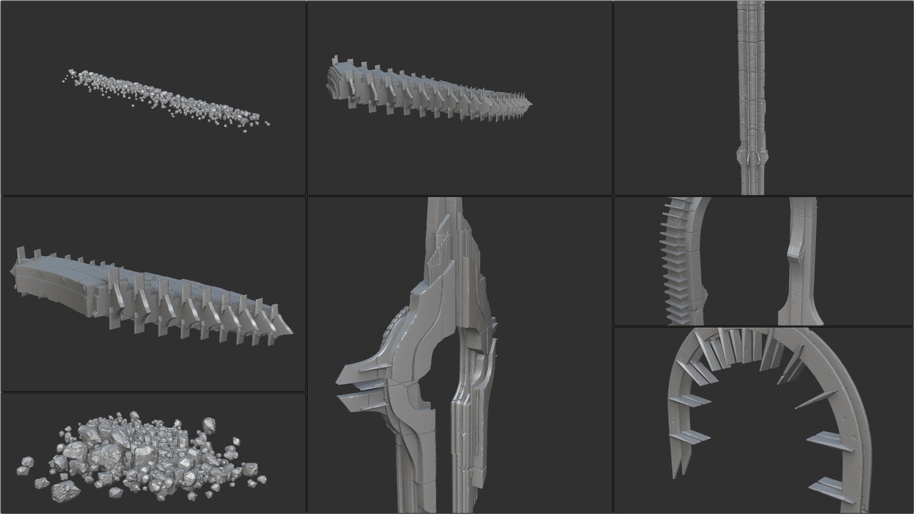 Media 1 for listing Temple of Wind High Poly Sculpt 32 Meshes Vol 1