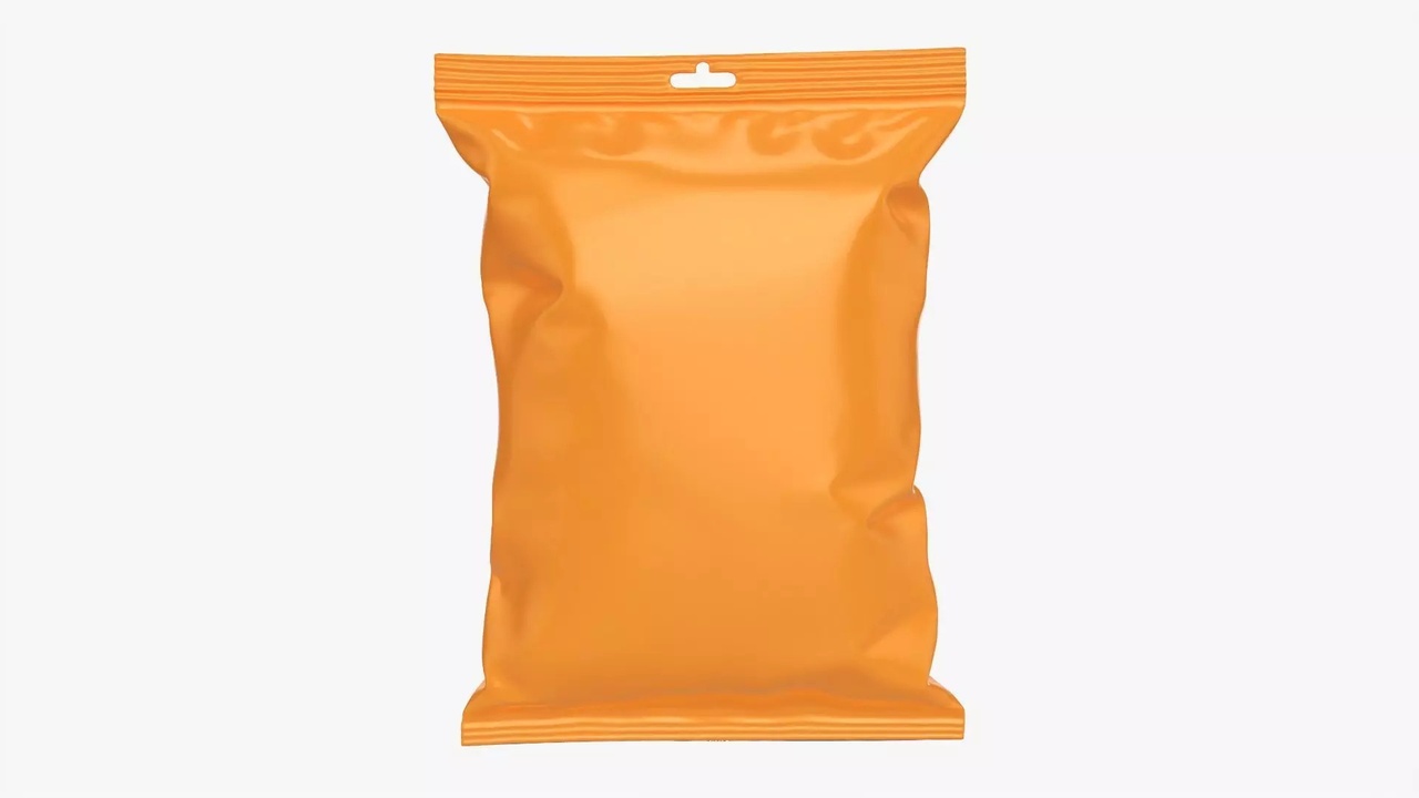 Media 1 for listing Foil Hanging Package Mockup (4K PBR High-Detail)