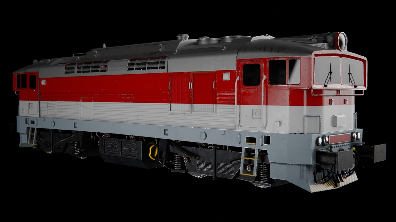 Train/Locomotive (Zssk 757) | Fab