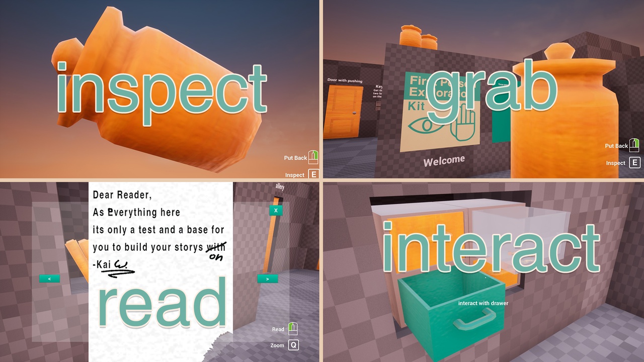 Media 1 for listing First Person Exploration Kit