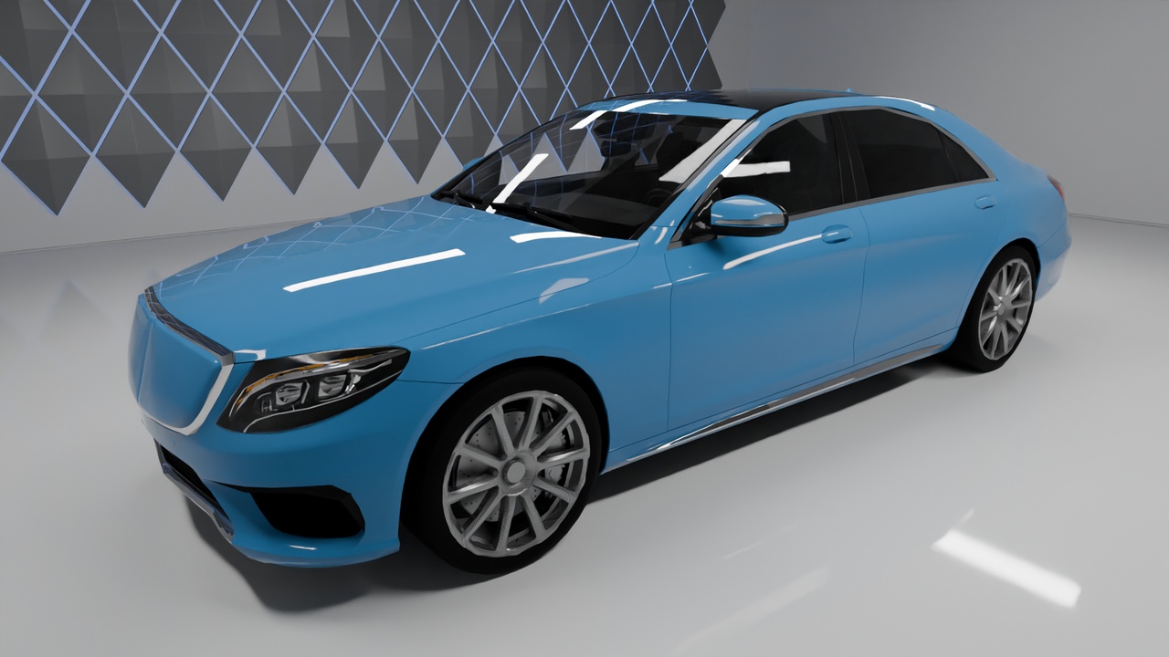 Media 1 for listing Driveable Sedan Car 48 (UE4 & UE5+FBX)