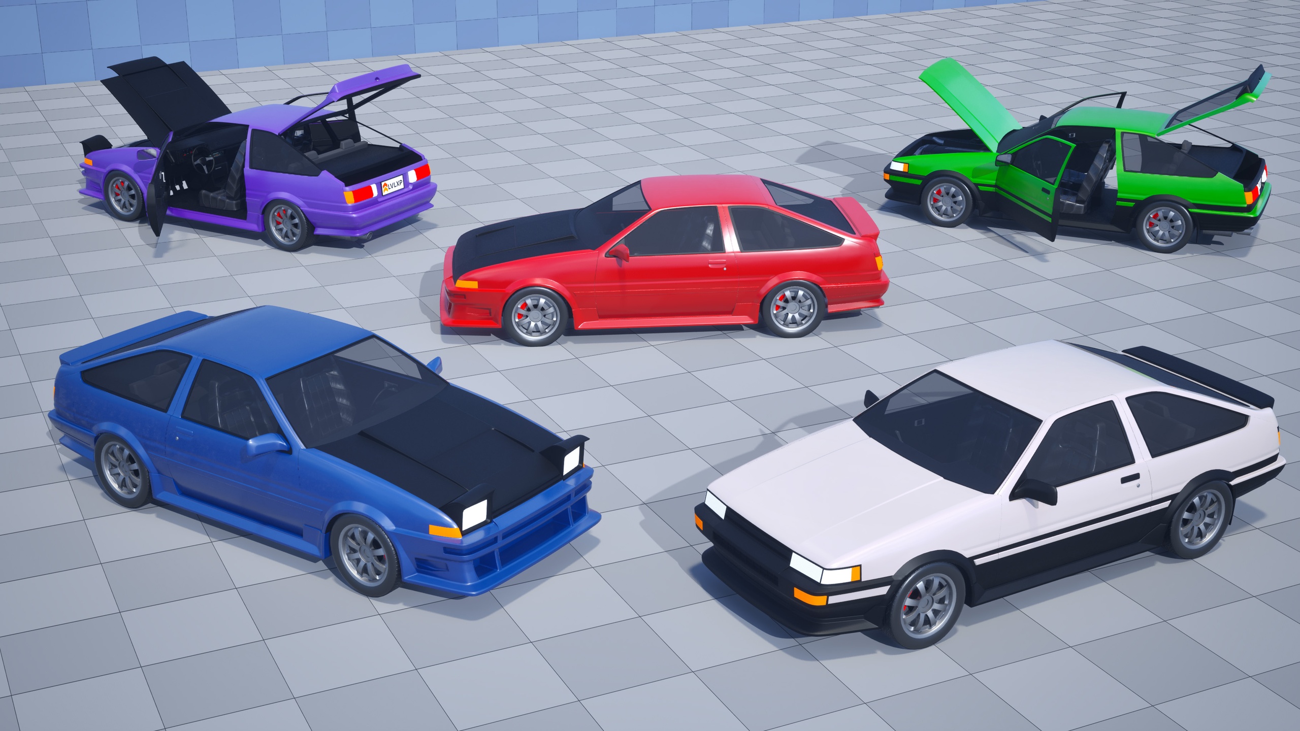 Media 1 for listing Stylized Drivable Vehicles - Compact Car "Shinzo"