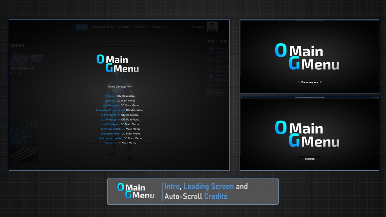 OG Main Menu System