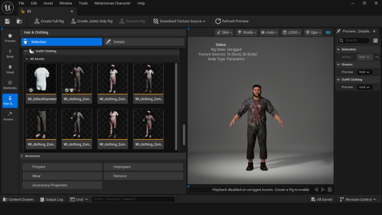Media 1 for listing Zombie Outfits Pack