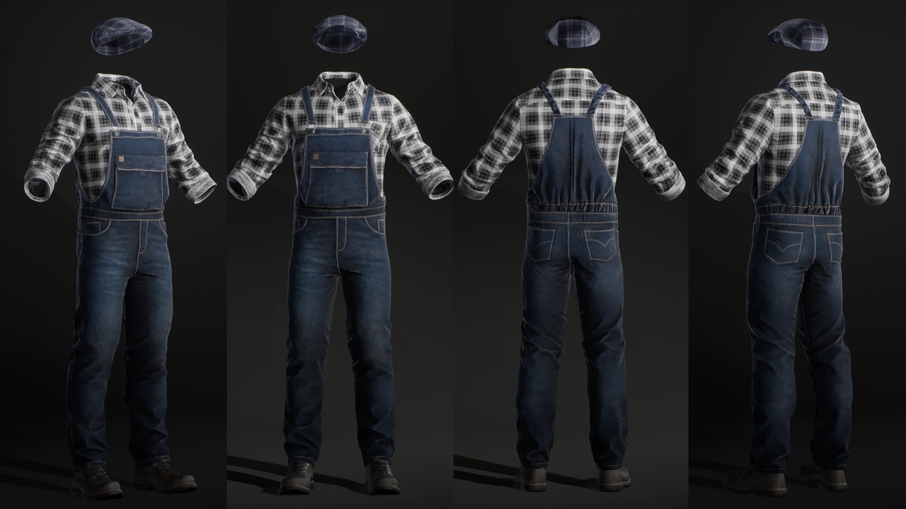 Media 1 for listing Farmer Outfit 01 - Metahuman