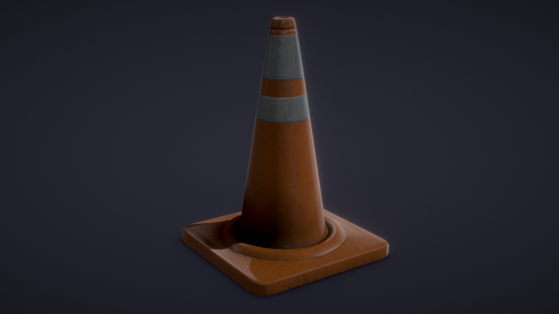 Media 1 for listing Orange Plastic Traffic Cone Obstacle