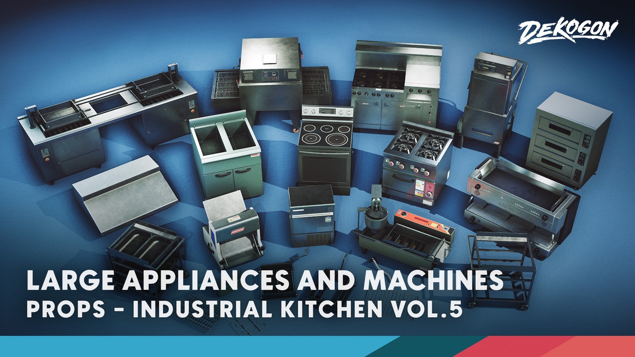 Media 1 for listing Kitchen/Restaurant Props VOL.5 - Industrial Large Kitchen Machinery