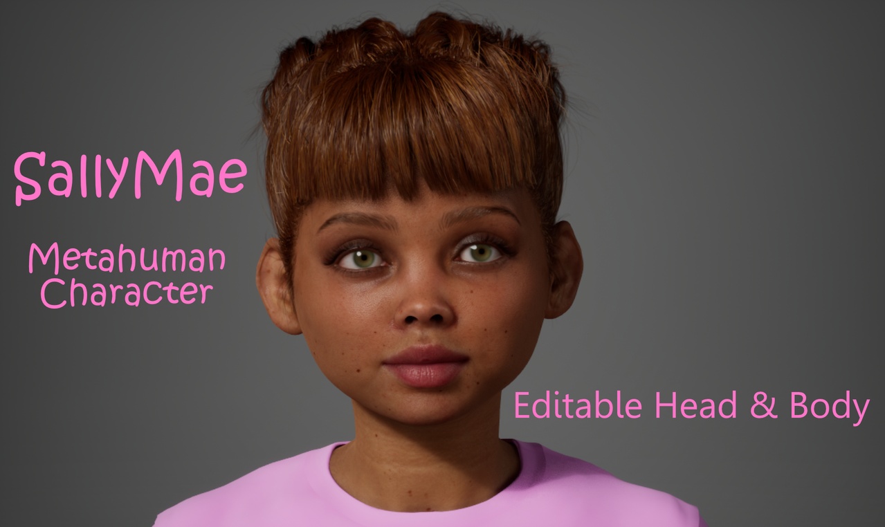 Média 1 pour l'article SallyMae - Editable MetaHuman Character