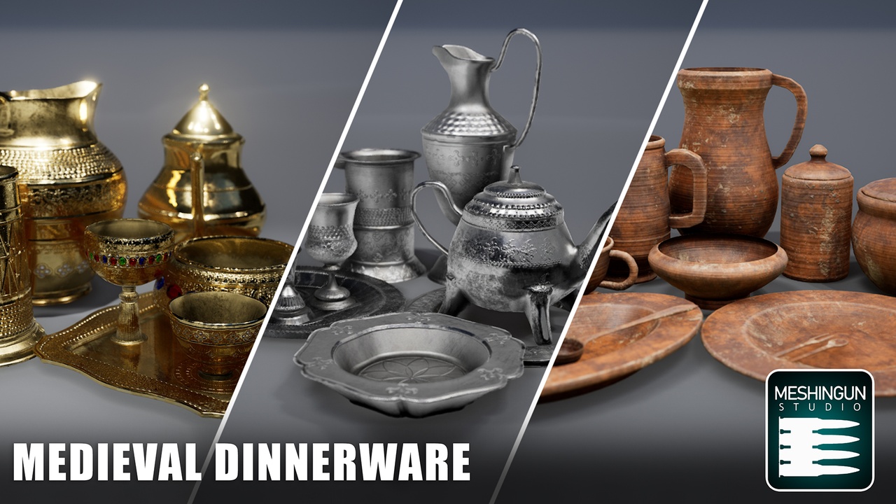 Media 1 for listing Medieval Dinnerware Pack