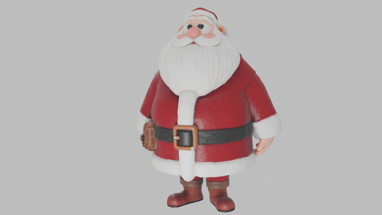 Media 1 for listing Stylized Santa Claus