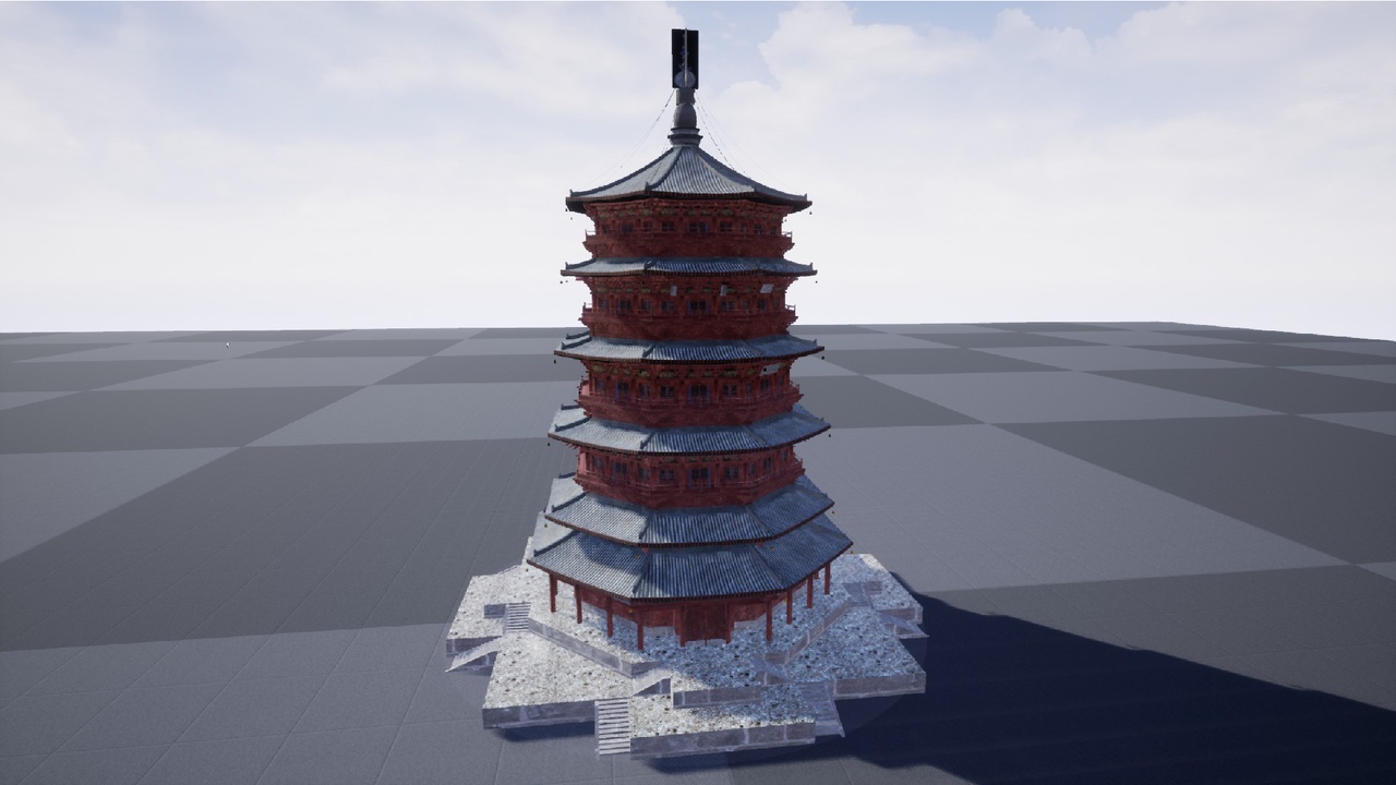 Media 1 for listing LOW POLY Ancient buildings 3D