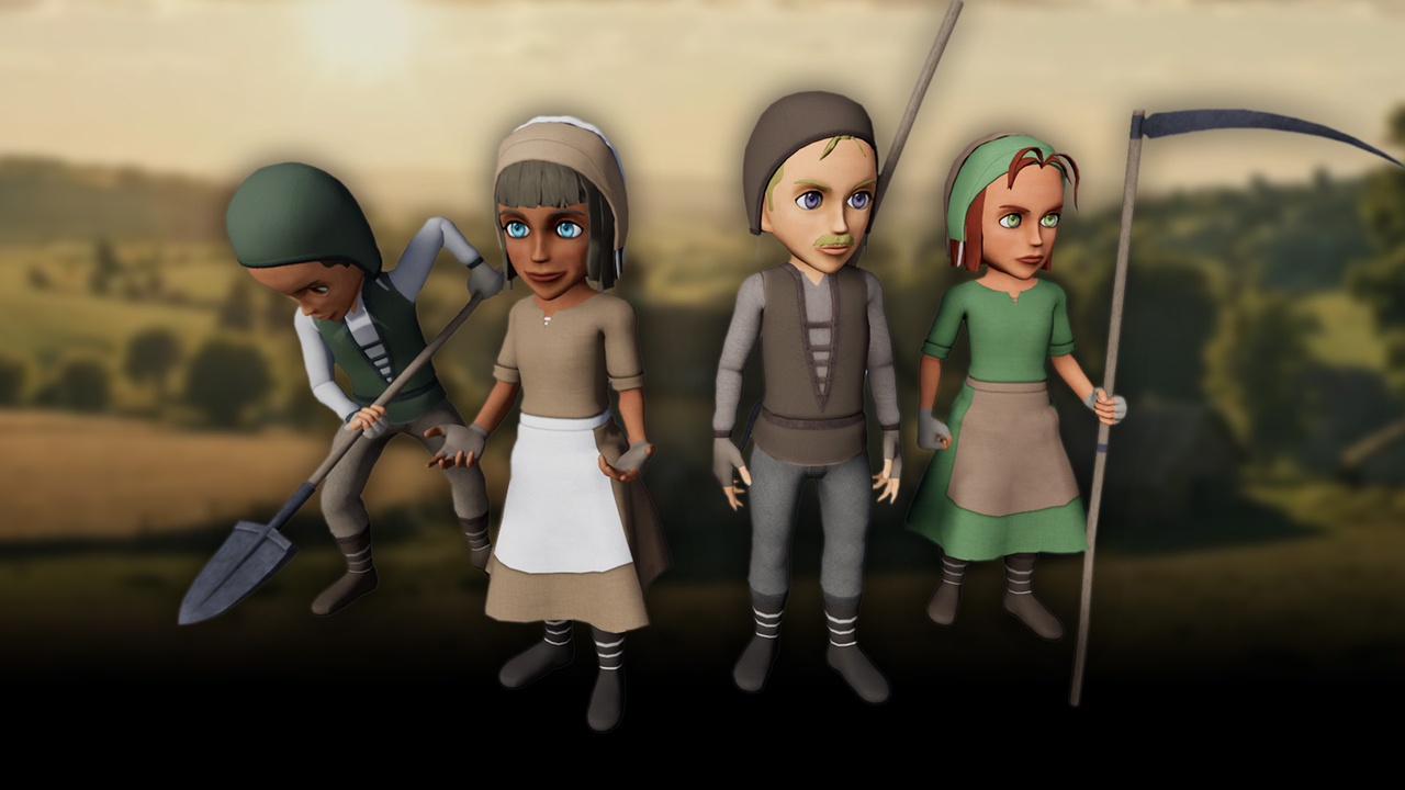 Media 1 for listing Stylized Characters - Medieval Farmer