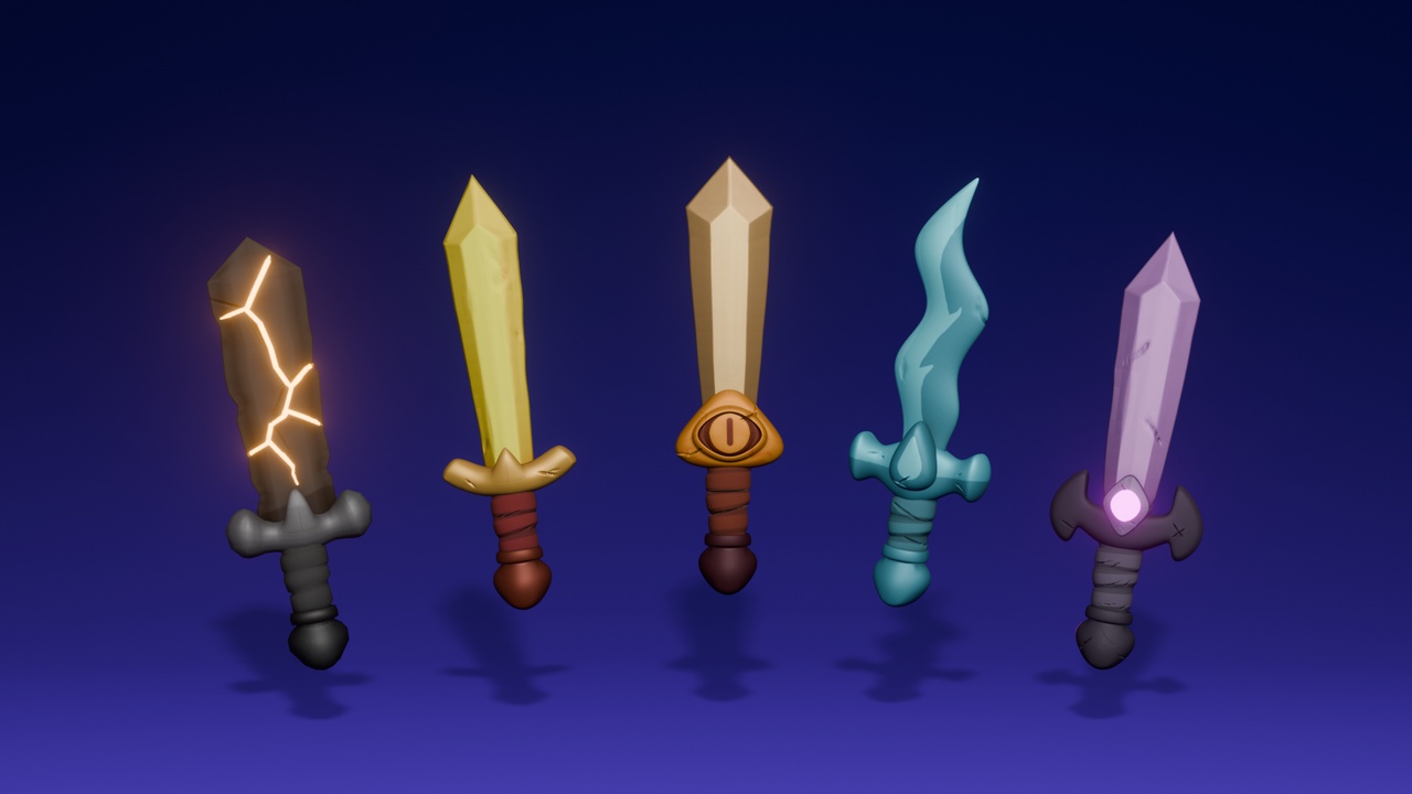 Media 1 for listing Stylized Swords